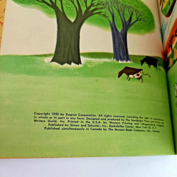 Vintage 1952 Howdy Doody and the Princess Little Golden Book 1st Edition 50s U7 - Picture 7 of 9